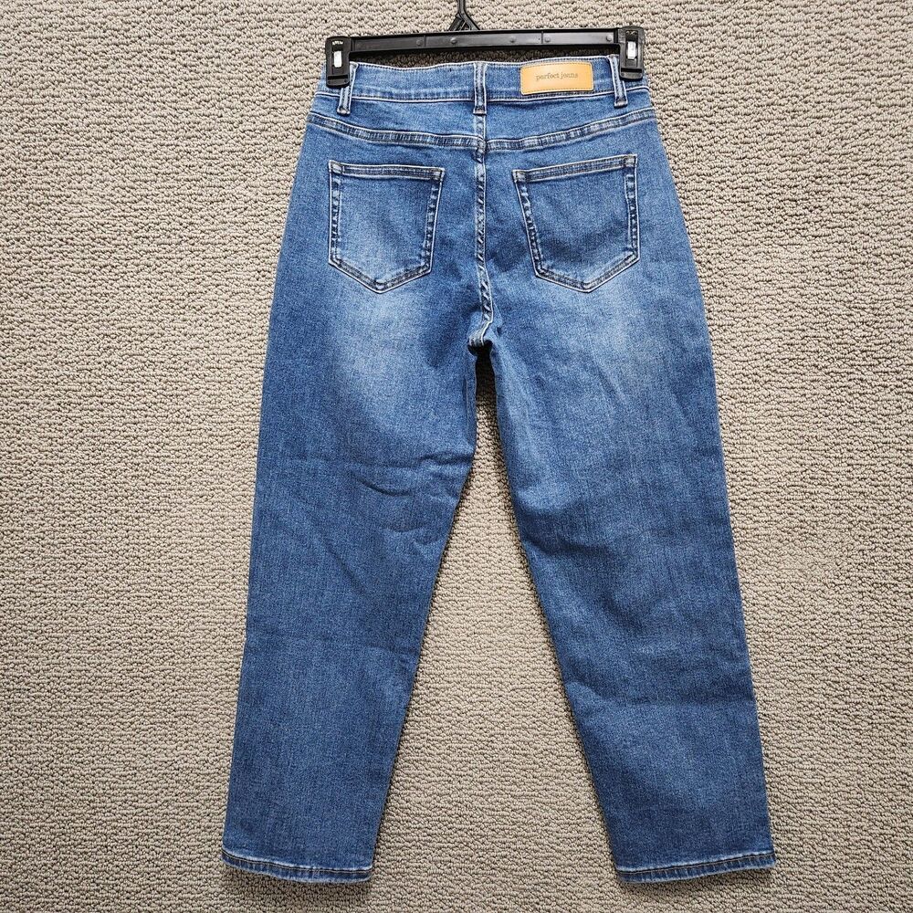 PERFECT JEANS Women's Blue High Rise Tapered Jeans Size W26 L26 - Picture 5 of 8